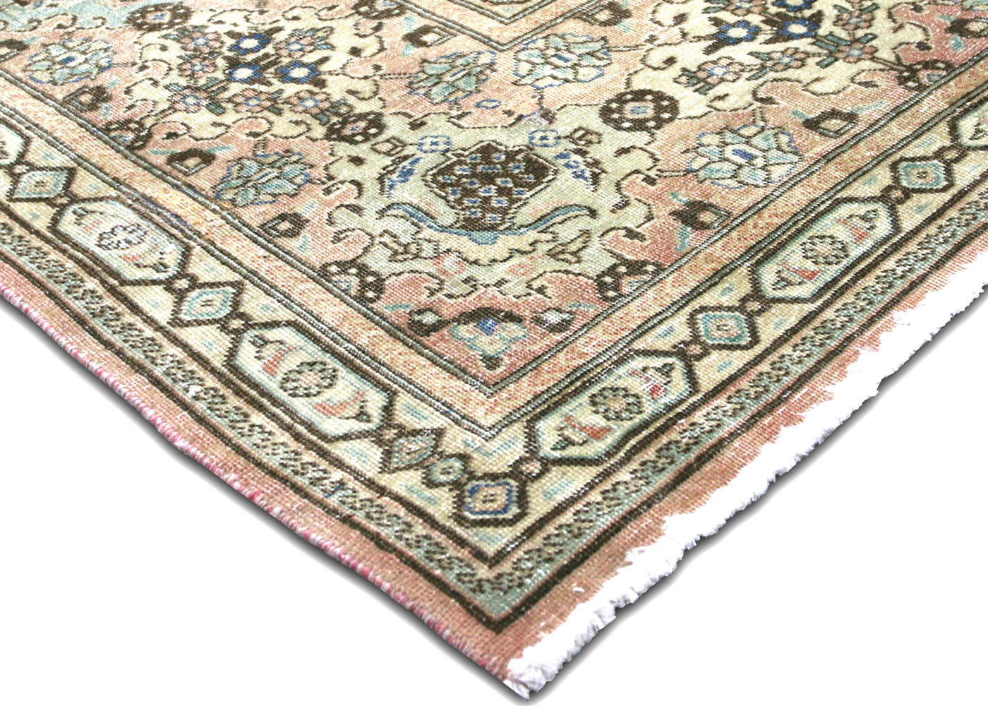 Semi Antique Persian Meshed Rug - 9'8" x 12'10"