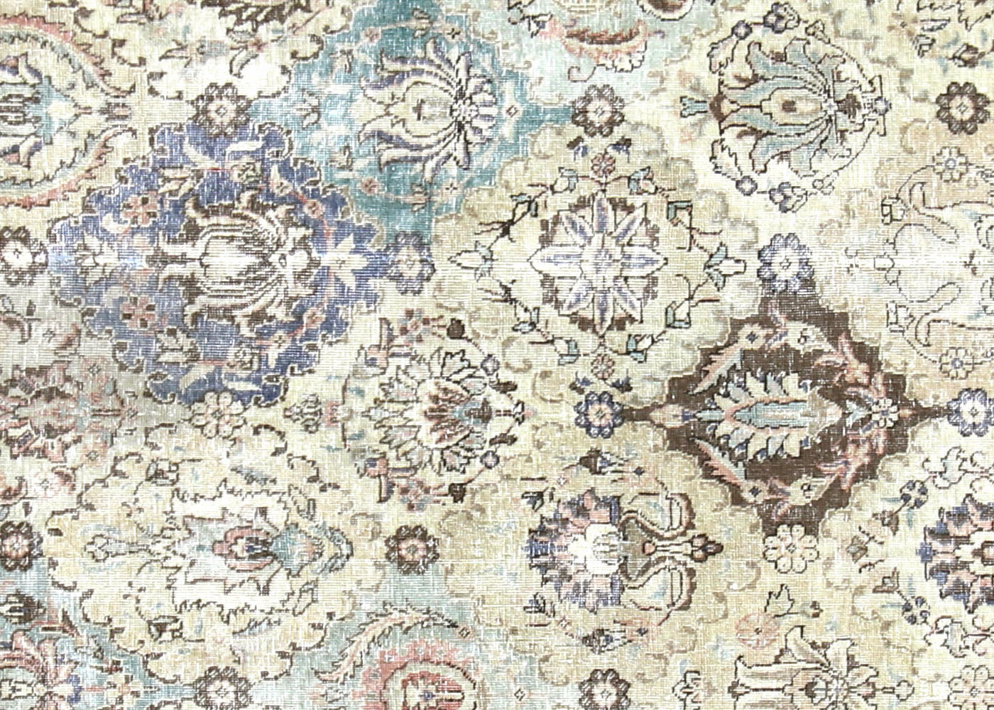 Semi Antique Persian Meshed Rug - 9'8" x 12'10"