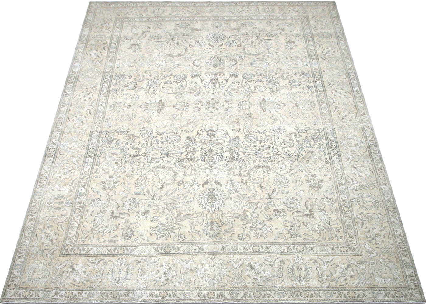 Vintage Persian Tabriz Rug - 11'1" x 14'1"