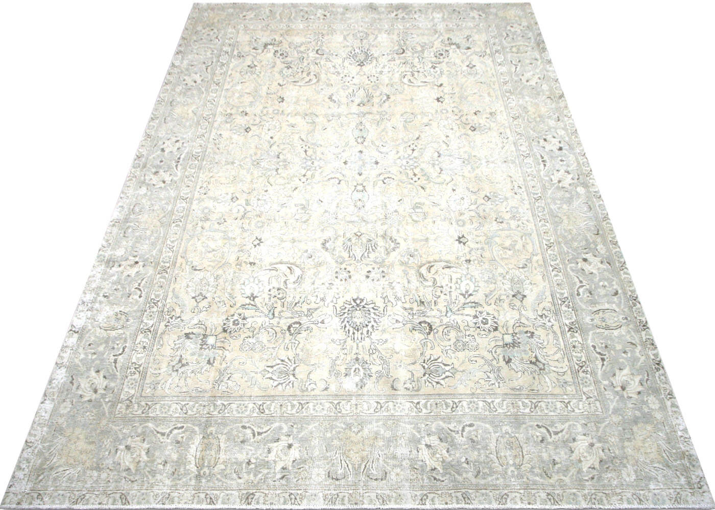 Vintage Persian Tabriz Rug - 10'11" x 14'6"