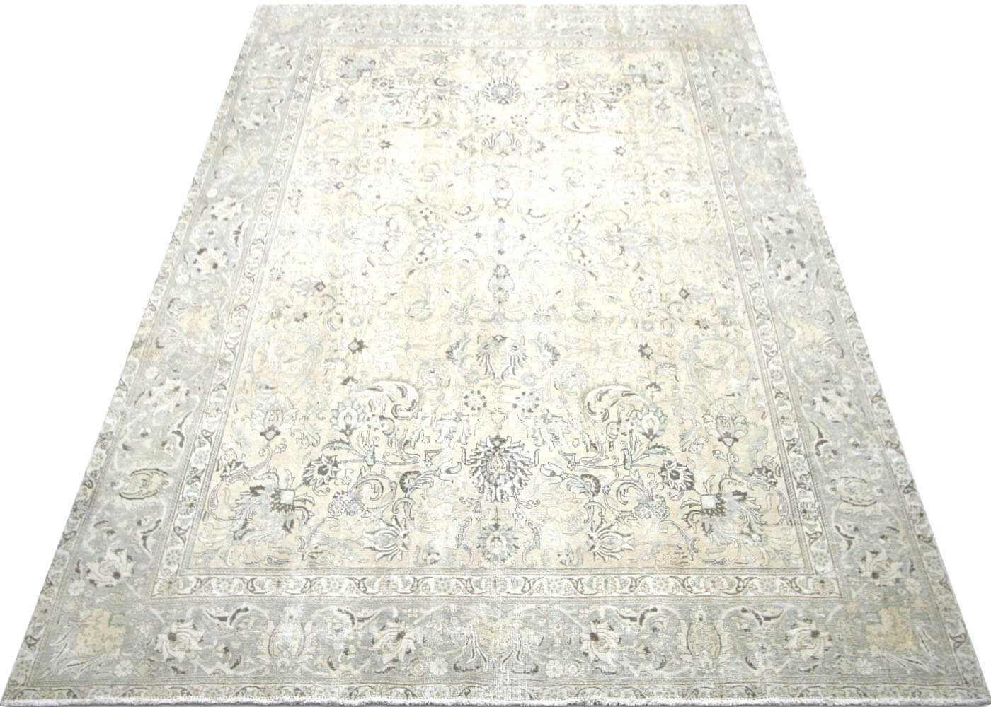 Vintage Persian Tabriz Rug - 10'11" x 14'6"