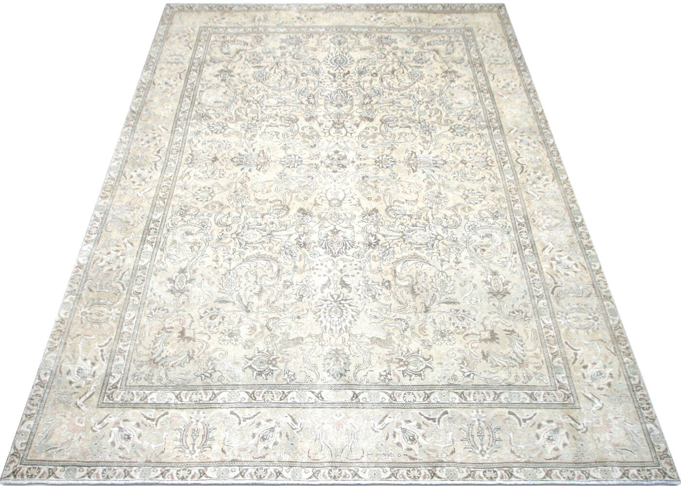 Vintage Persian Tabriz Rug - 10'11" x 13'10"