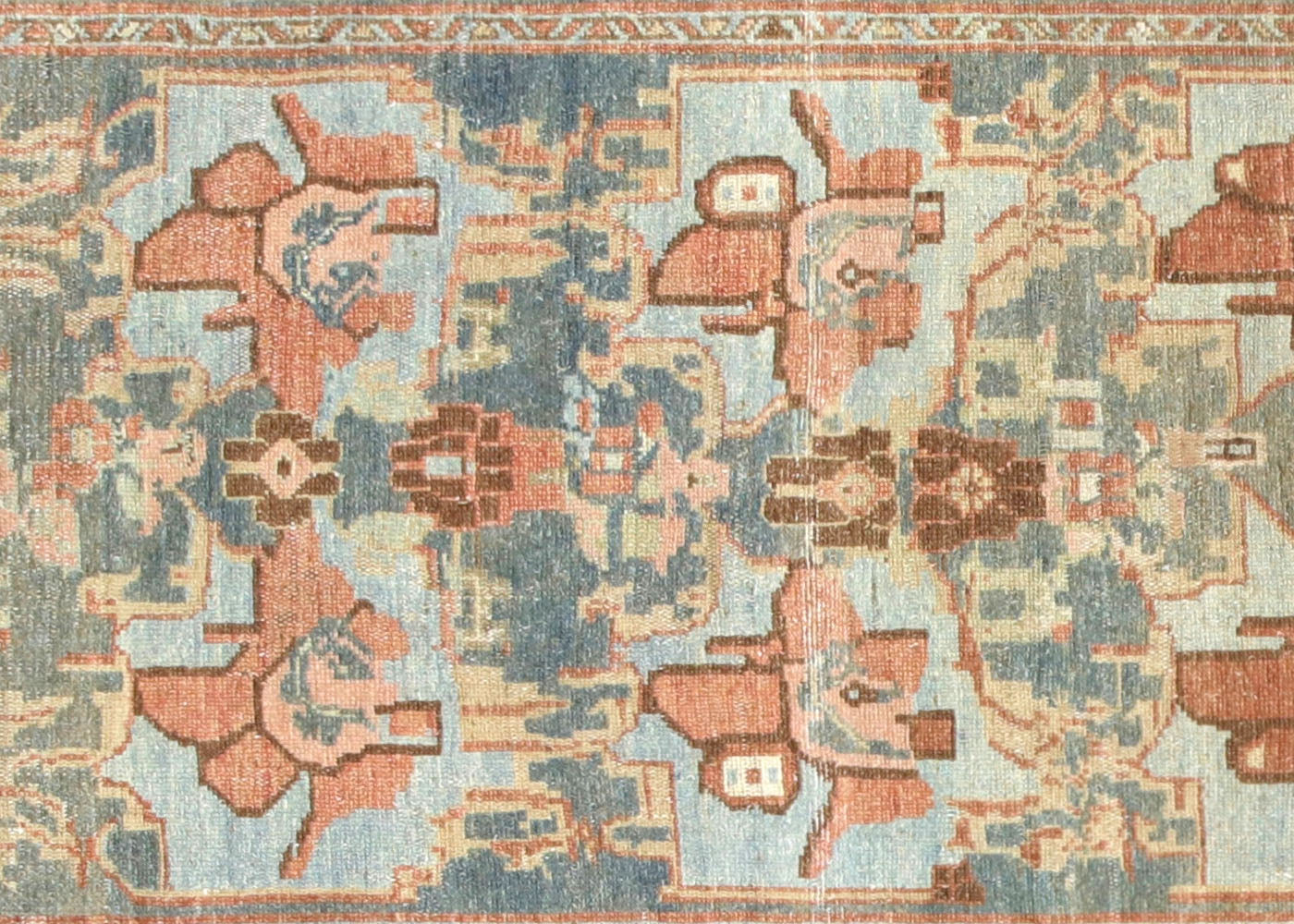 Semi Antique Persian Melayer Runner - 2'7" x 12'