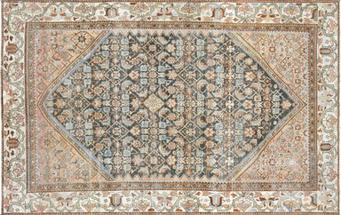 Semi Antique Persian Melayer Rug - 6'9" x 10'9"