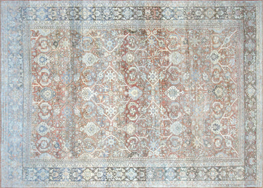 Semi Antique Persian Mahal Carpet - 8'9" x 12'3"