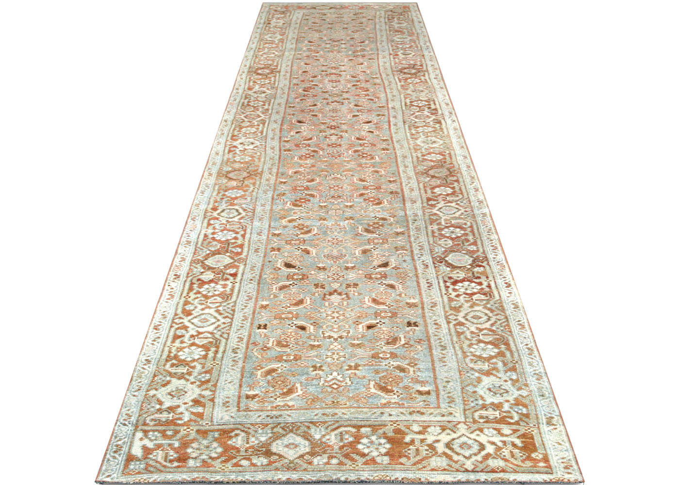 Semi Antique Persian Melayer Runner - 3'3" x 16'