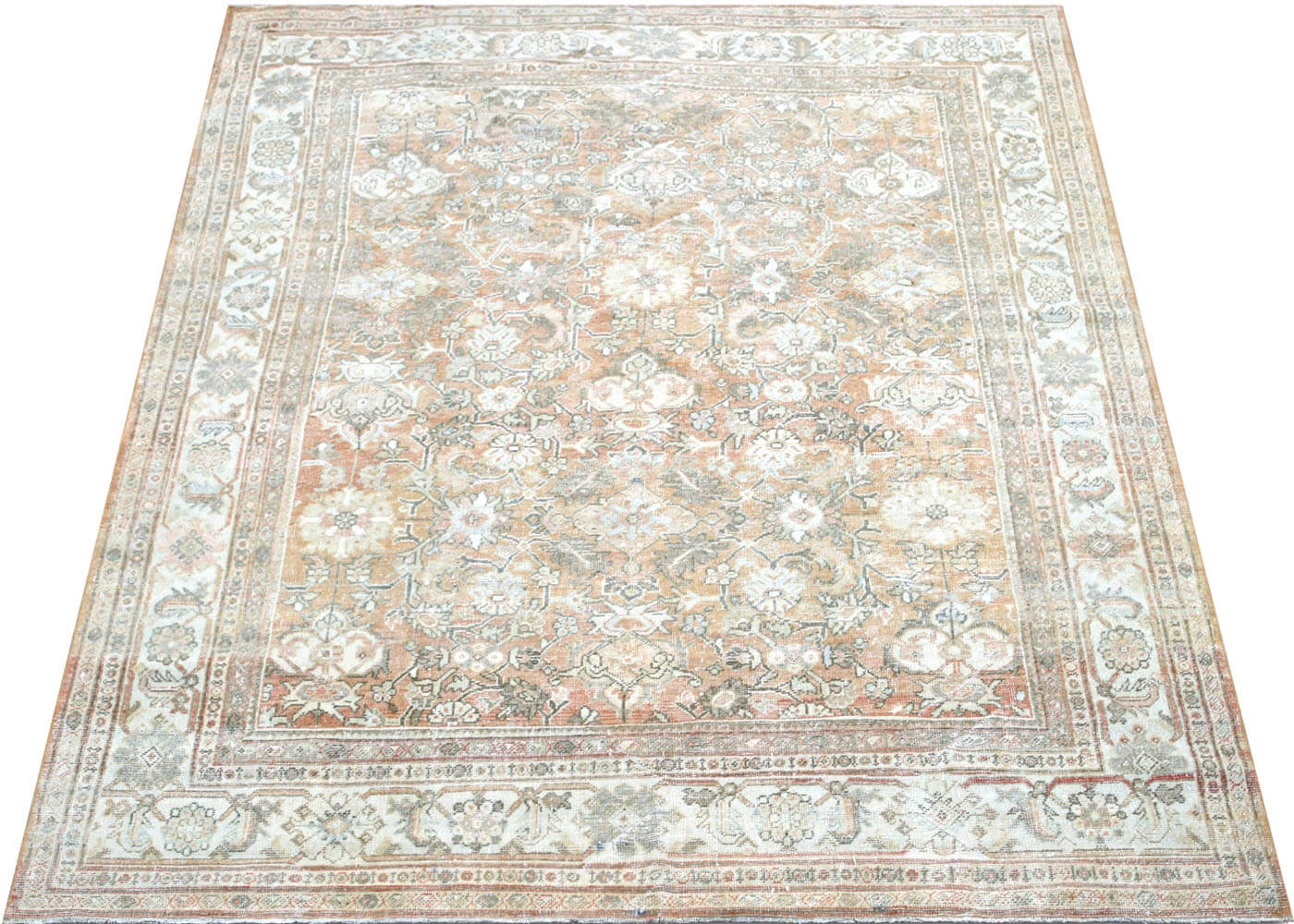 Semi Antique Persian Mahal Rug - 7'2" x 10'1"