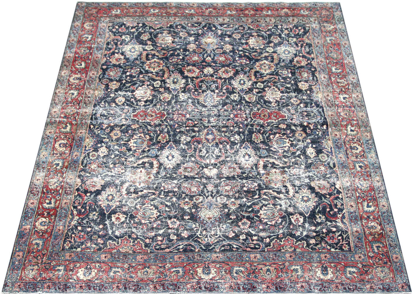 Semi Antique Persian Tabriz Rug - 8'1" x 10'4"