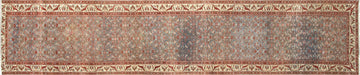 Semi Antique Persian Melayer Runner - 3'2" x 15'11"