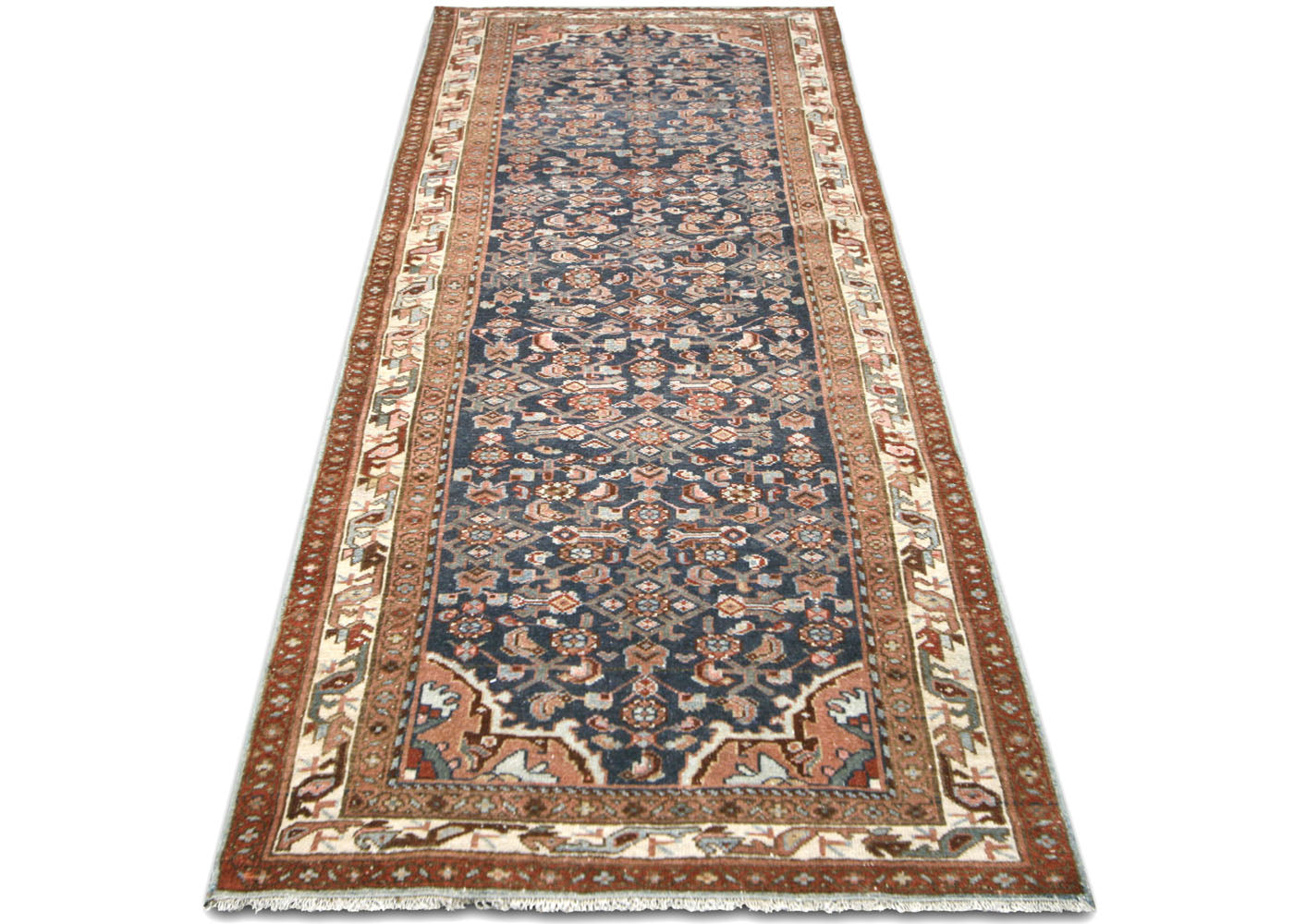 Semi Antique Persian Melayer Runner - 3'5" x 9'8"