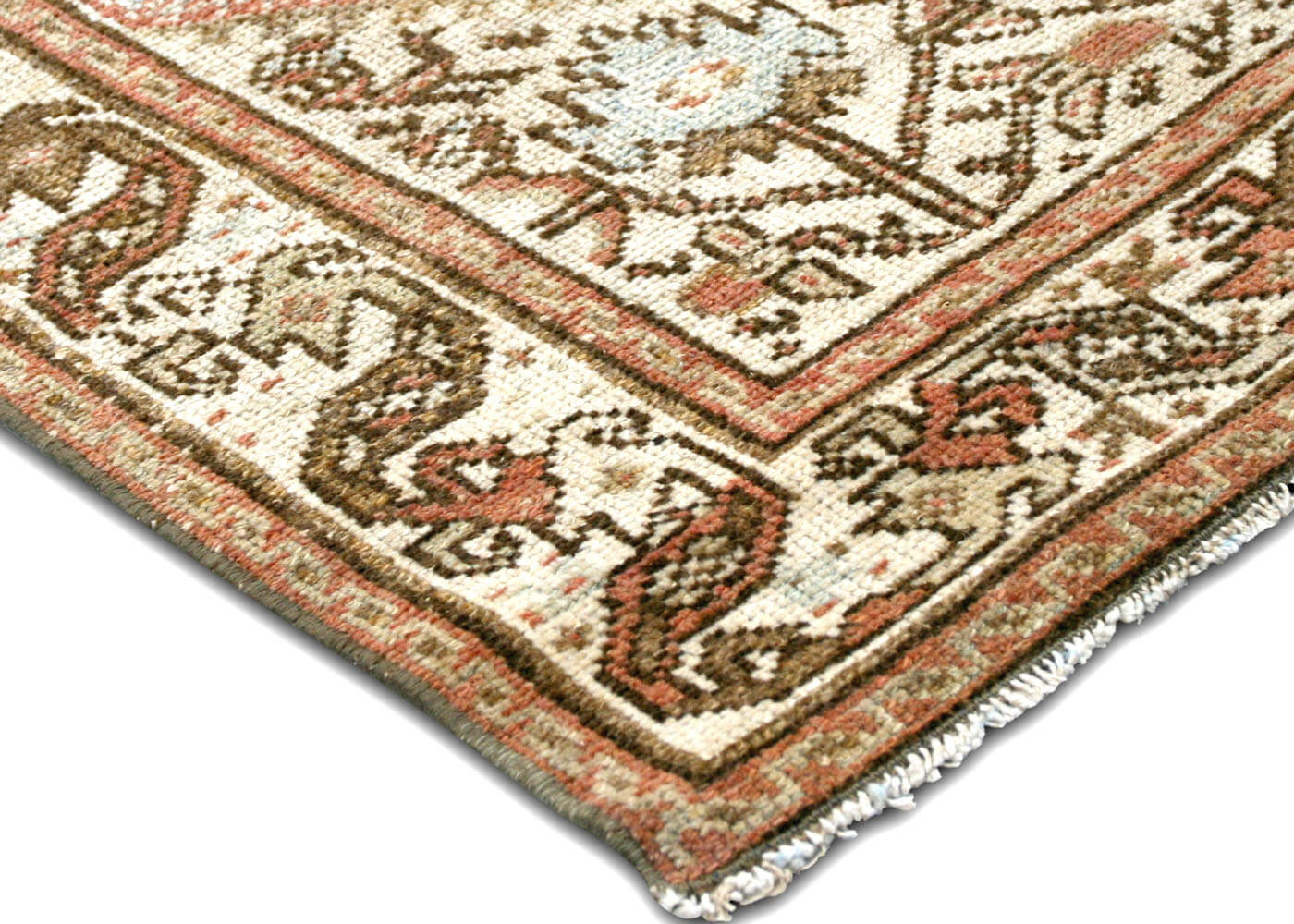 Semi Antique Persian Melayer Runner - 3'5" x 13'6"