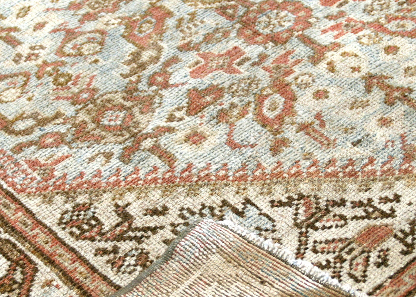 Semi Antique Persian Melayer Runner - 3'5" x 13'6"