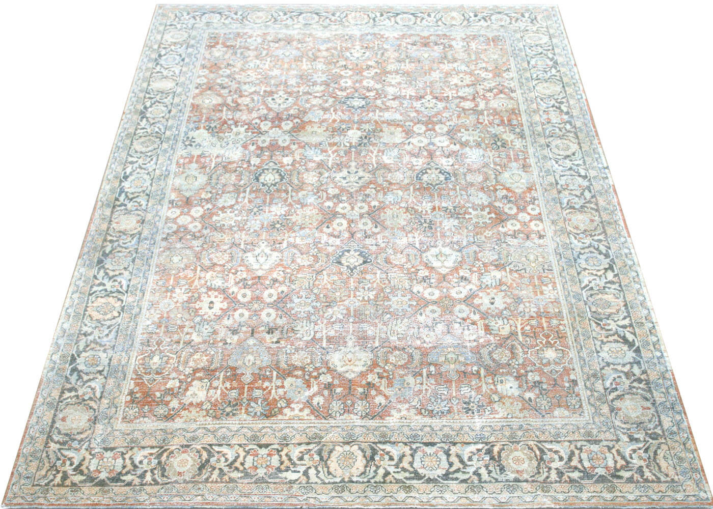 Semi Antique Persian Mahal Rug - 9' x 12'3"