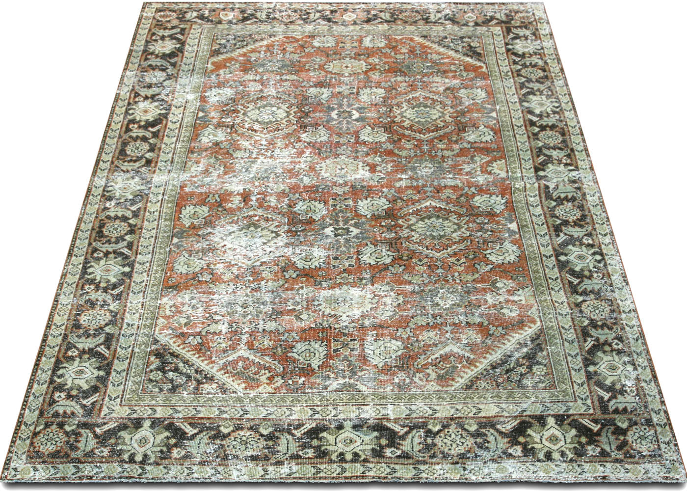 Vintage Persian Mahal Rug - 7' x 10'4"