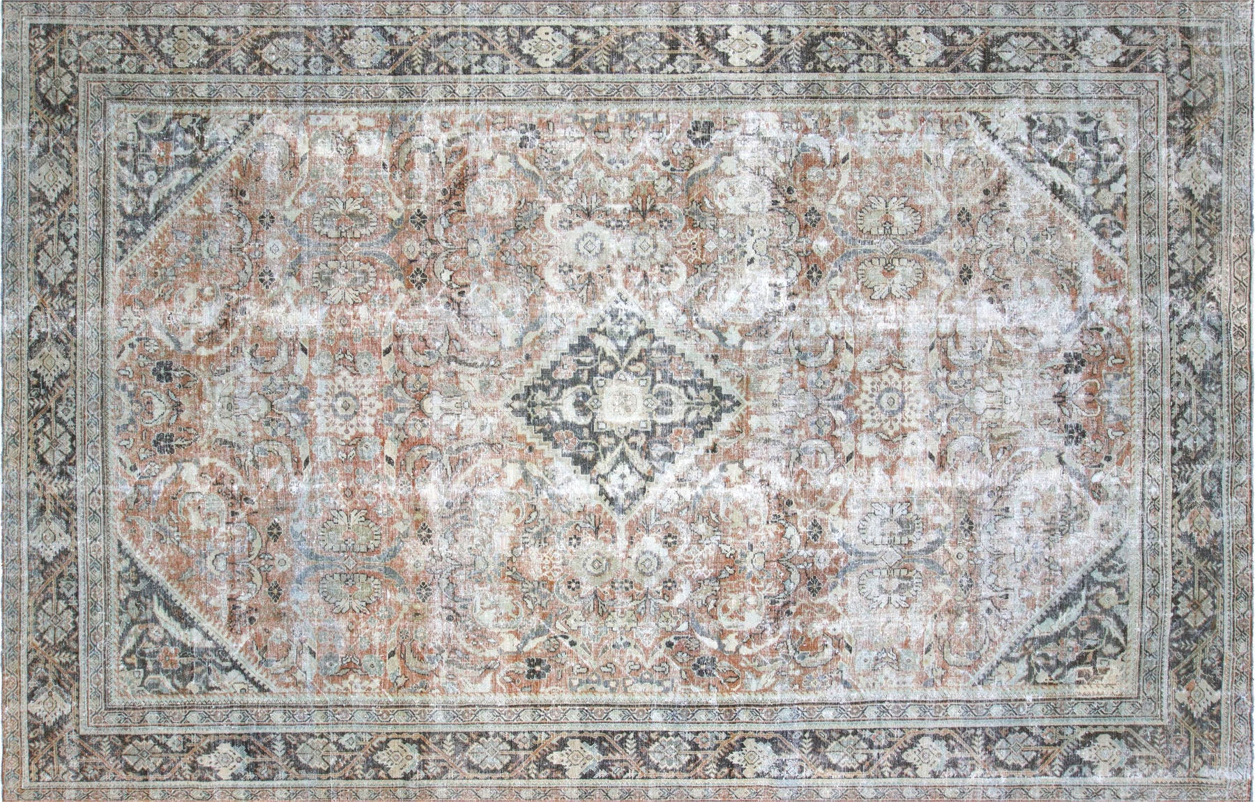 Vintage Persian Mahal Rug - 10'5" x 16'6"