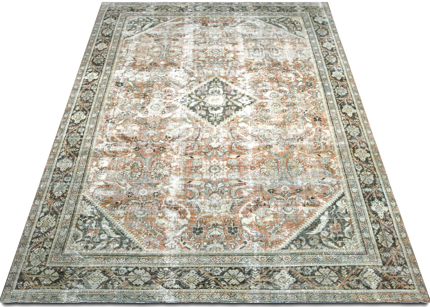 Vintage Persian Mahal Rug - 10'5" x 16'6"