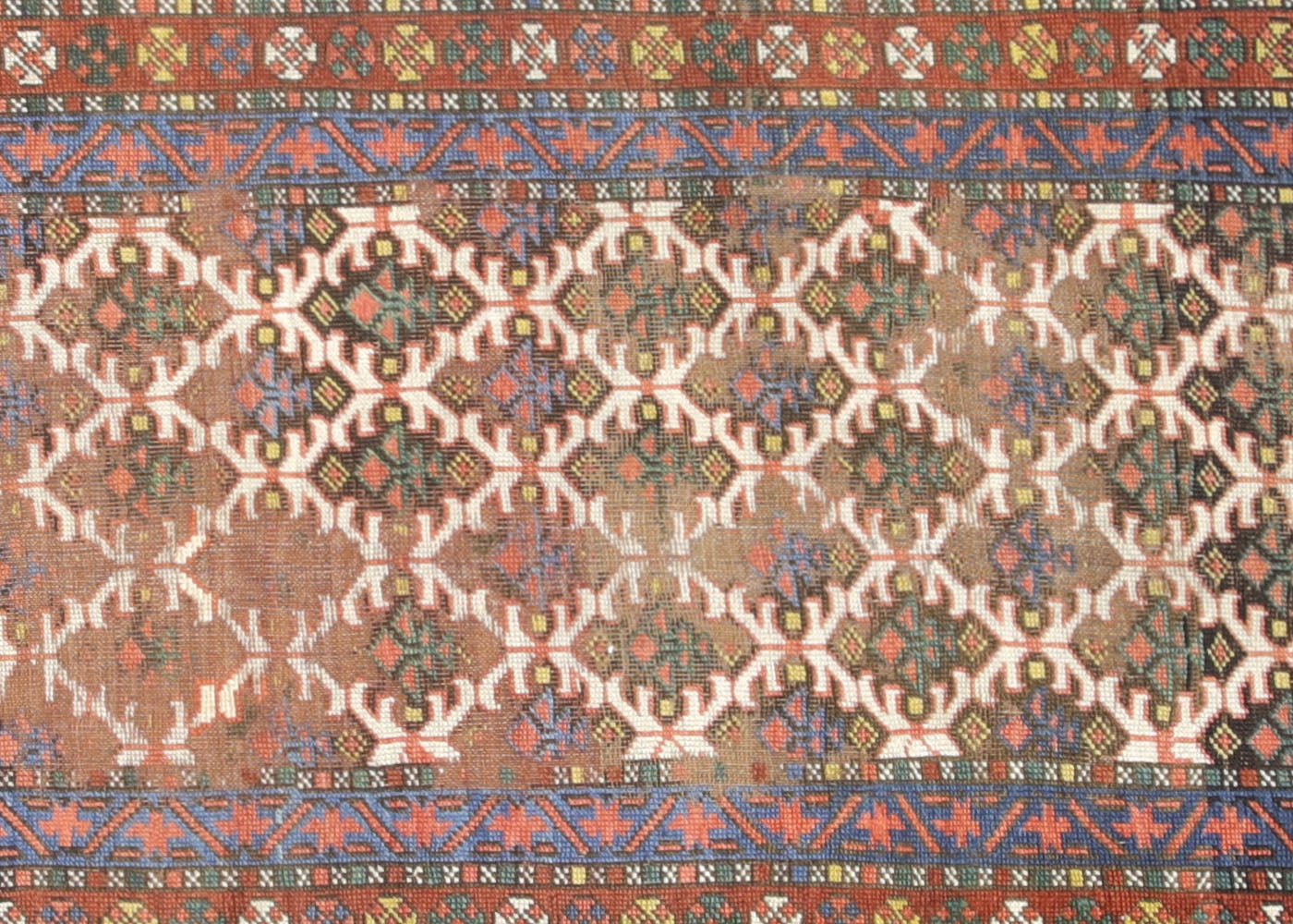 Antique Persian Heriz Runner - 3'2" x 13'9"