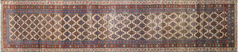 Antique Persian Heriz Runner - 3'1" x 14'