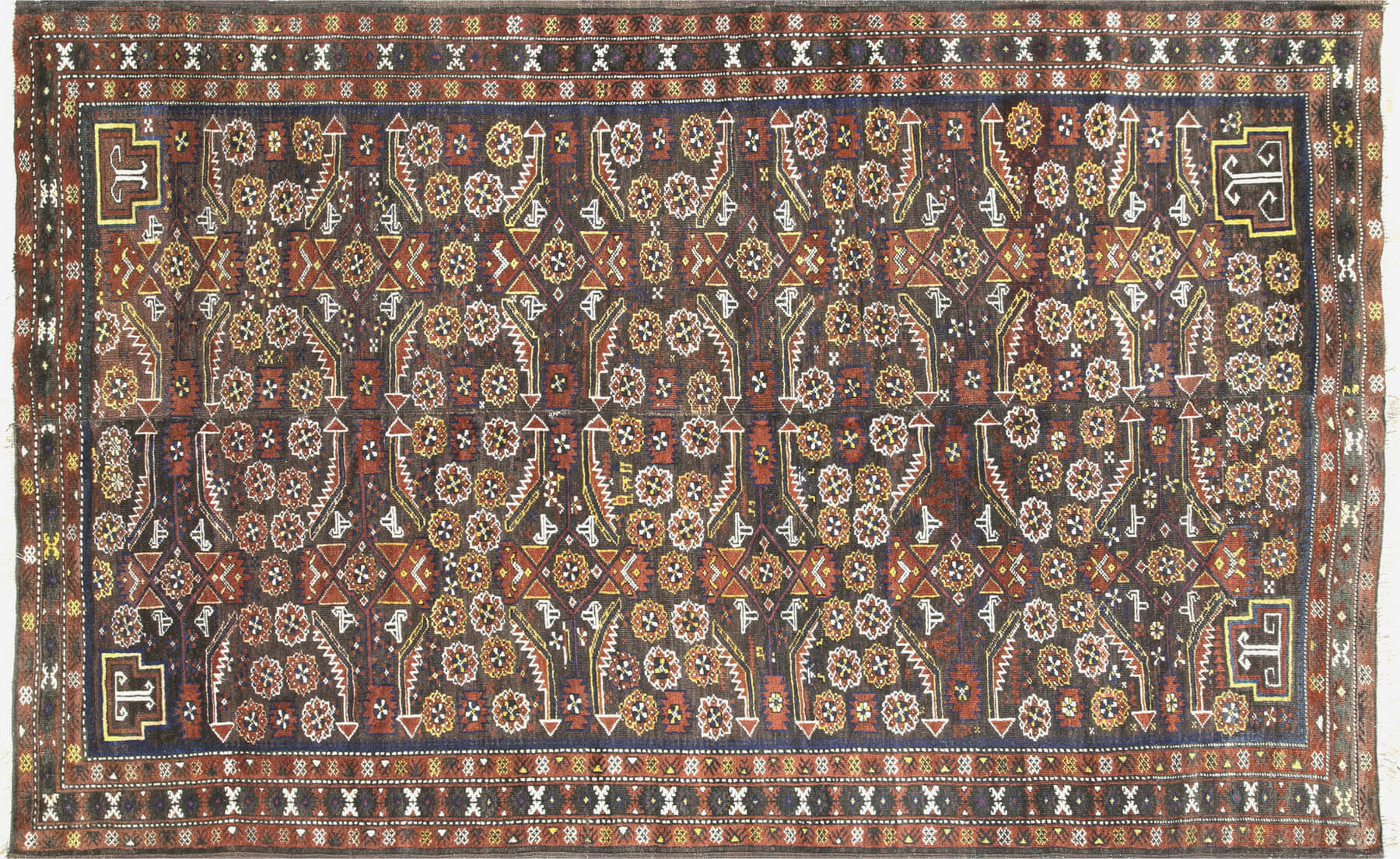 Antique Persian Balouch Rug - 5'8" x 9'3"