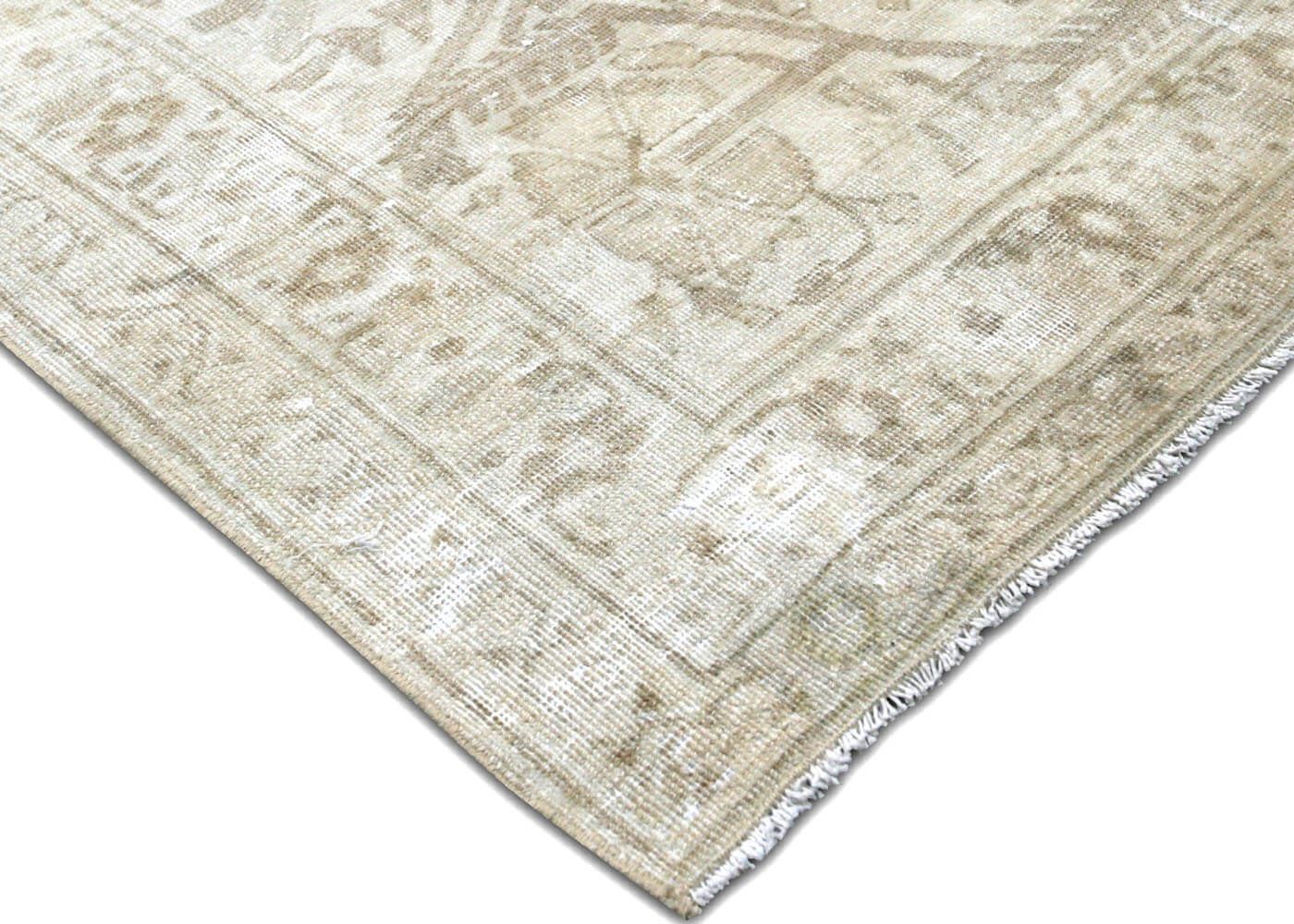 Semi Antique Persian Tabriz Rug - 13'4" x 18'7"