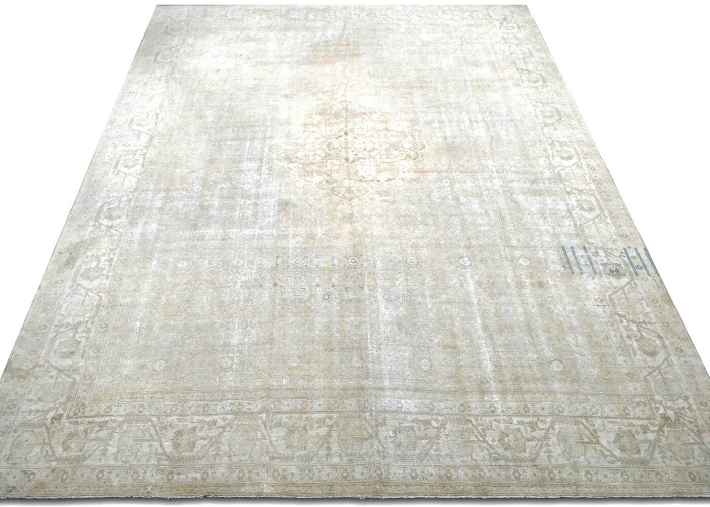 Semi Antique Persian Tabriz Rug - 13'4" x 18'7"