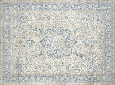 Semi Antique Persian Tabriz Carpet - 9'1" x 12'1"
