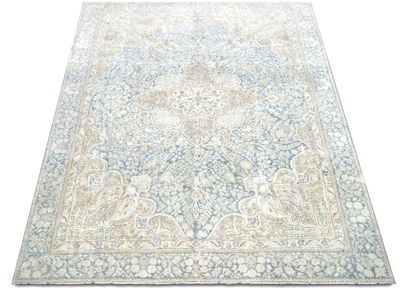 Semi Antique Persian Meshed Rug - 8'7" x 12'2"