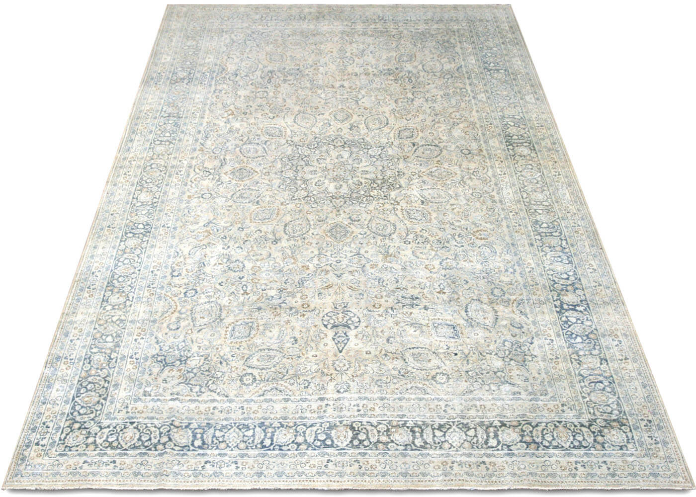 Semi Antique Persian Meshed Rug  - 9'11" x 15'8"