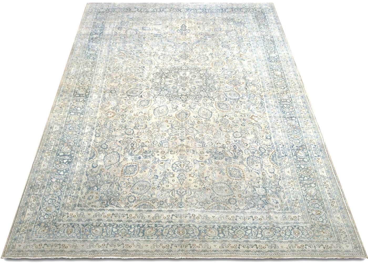 Semi Antique Persian Meshed Rug - 9'11" x 15'8"