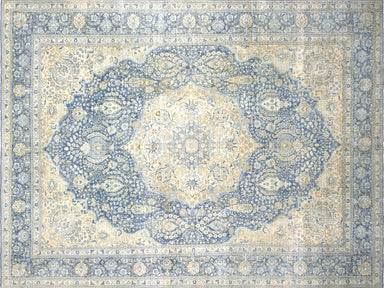 Semi Antique Persian Tabriz Carpet - 10'6" x 13'10"