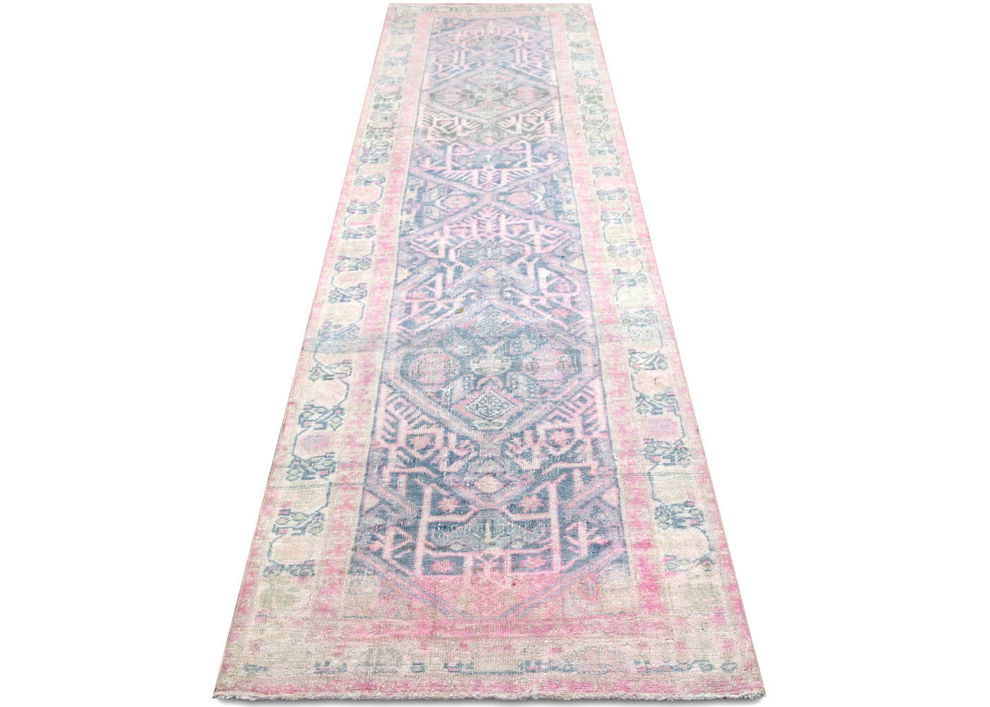 Semi Antique Persian Melayer Runner - 2'11" x 11'9"