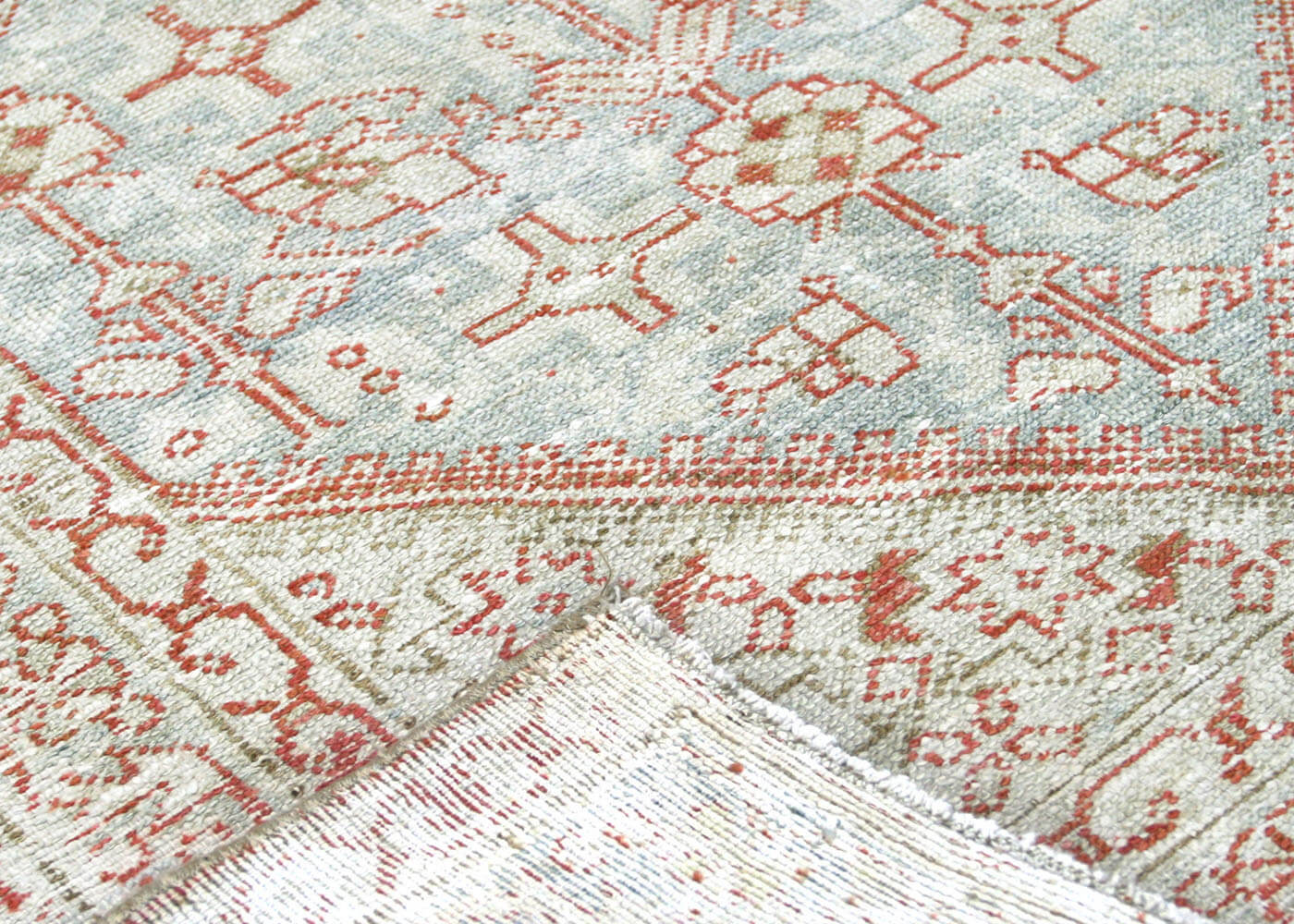 Semi Antique Persian Melayer Runner - 3'5" x 15'