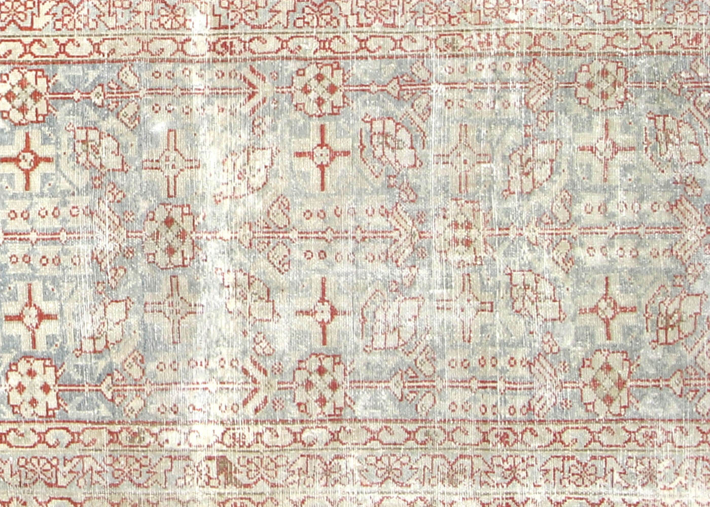 Semi Antique Persian Melayer Runner - 3'5" x 15'