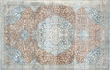 Semi Antique Persian Tabriz Rug - 7'3" x 11'4"