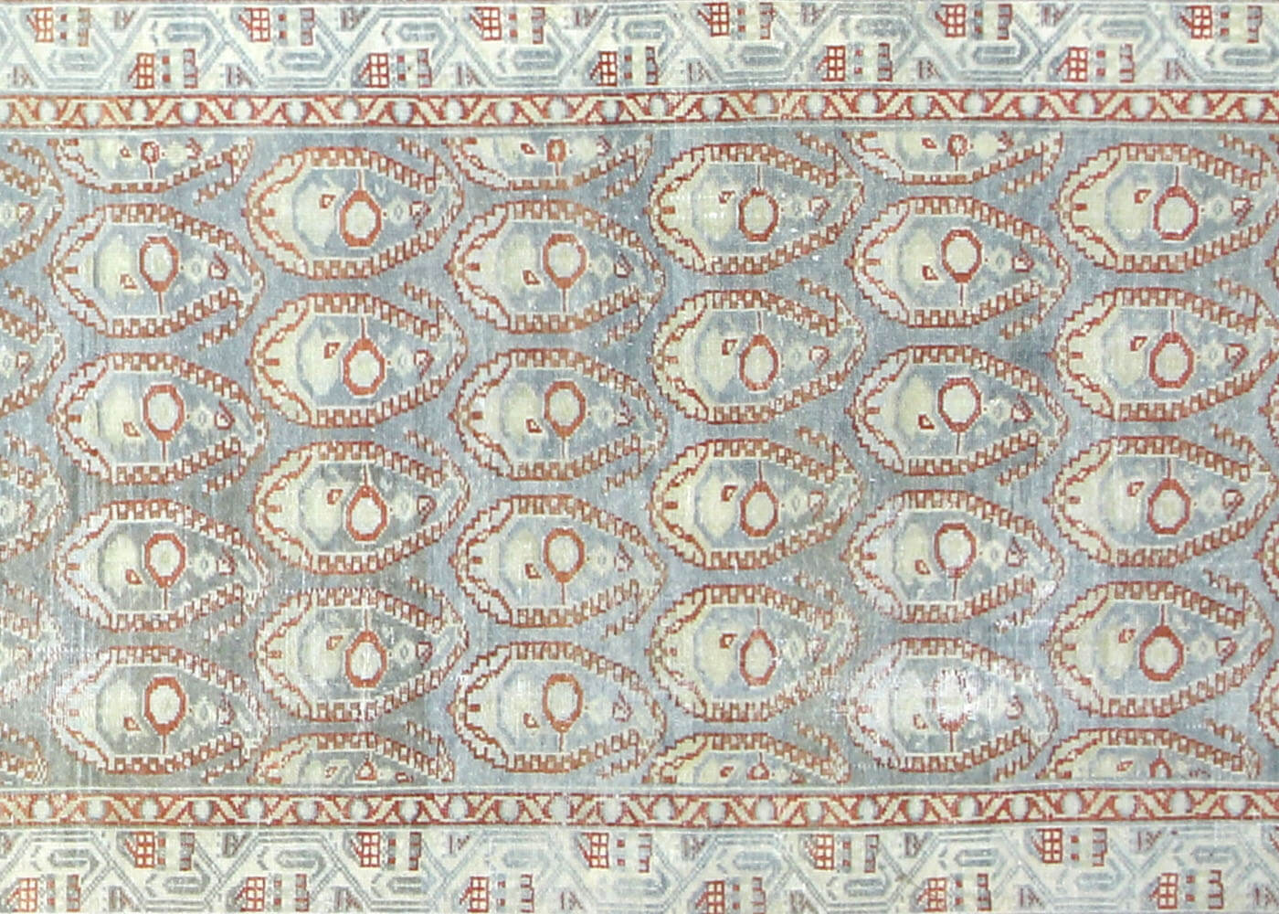 Semi Antique Persian Melayer Runner - 3'4" x 16'2"