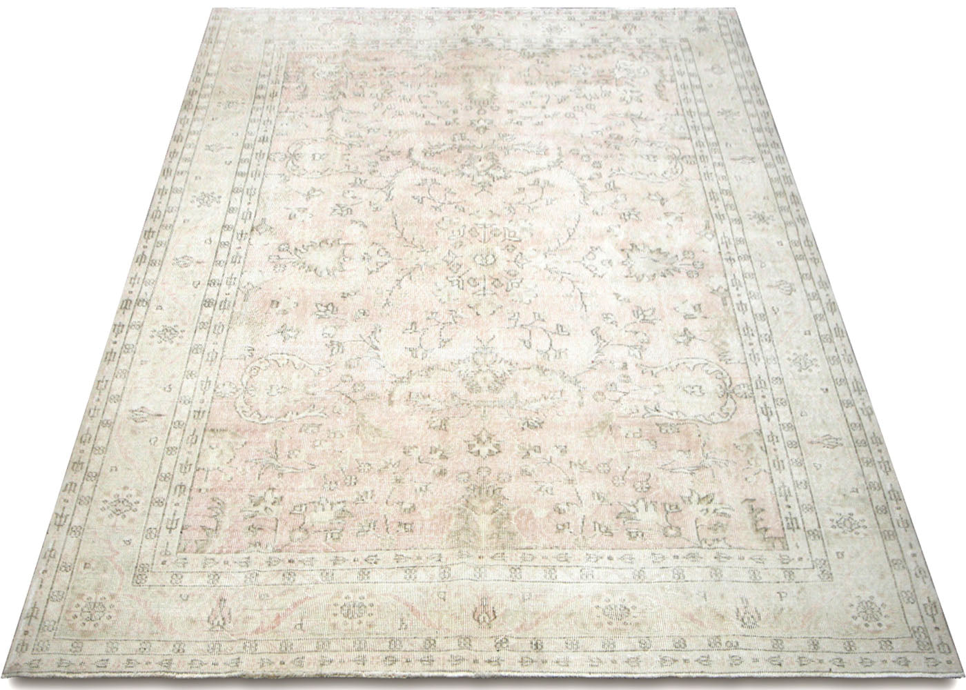 Vintage Turkish Oushak Rug - 8'3" x 10'4"