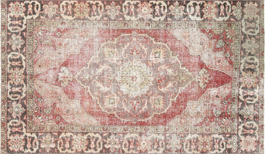 Semi Antique Turkish Oushak Rug - 5'4" x 9'1"