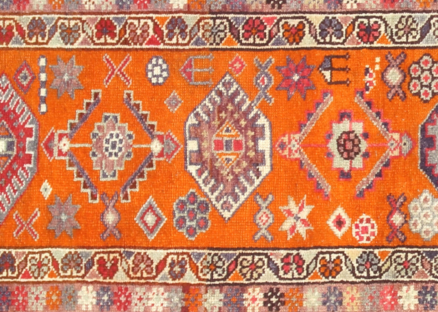 Vintage Turkish Oushak Runner - 2'9" x 12'1"