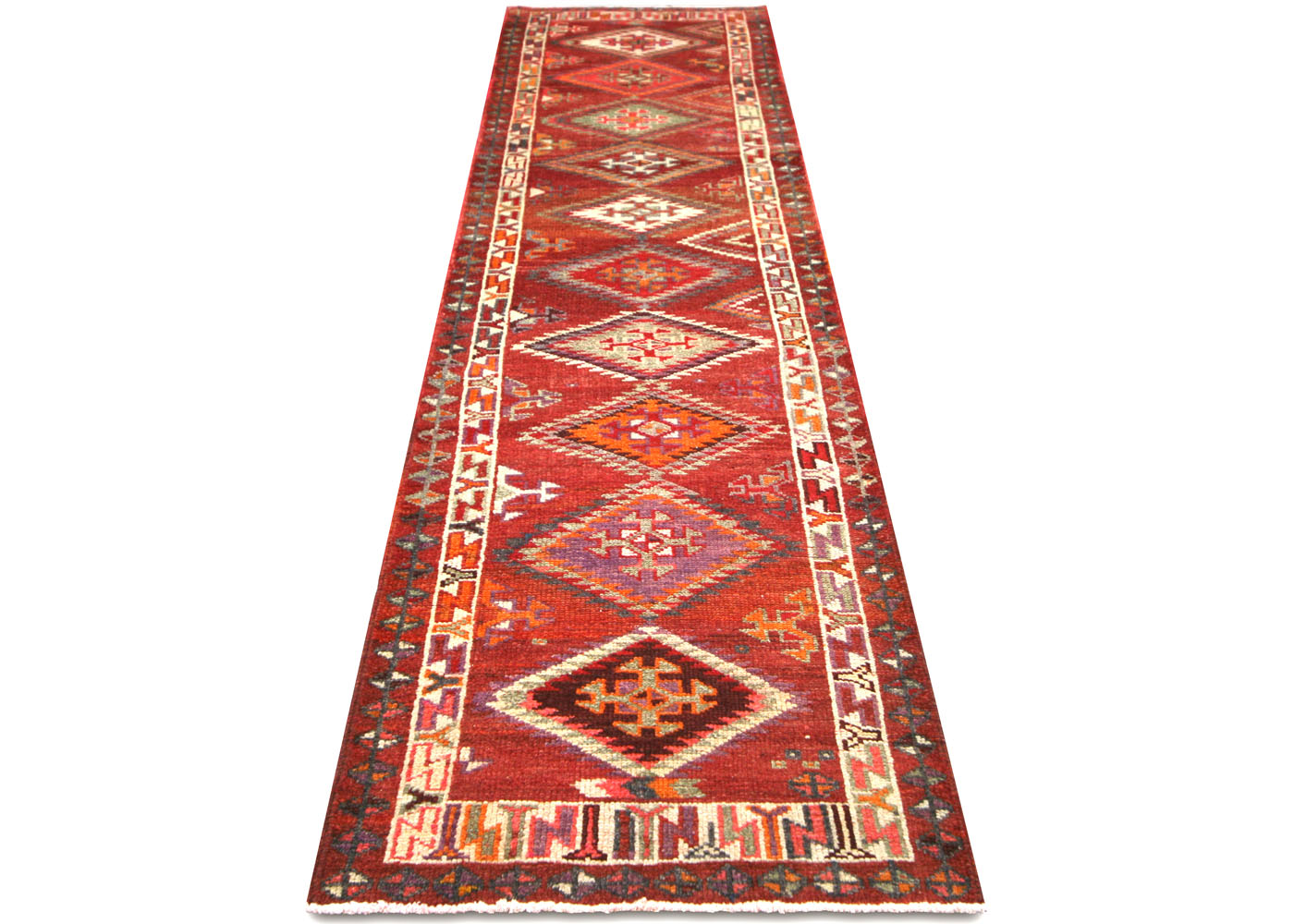 Vintage Turkish Oushak Runner - 3' x 12'