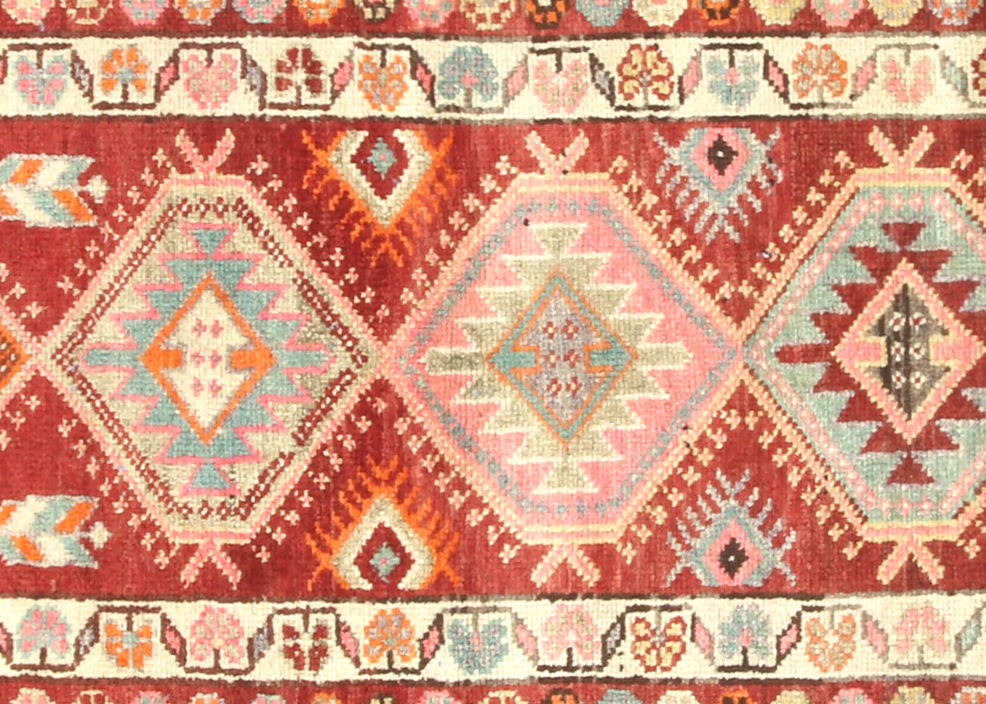 Vintage Turkish Oushak Runner - 2'11" x 12'9"