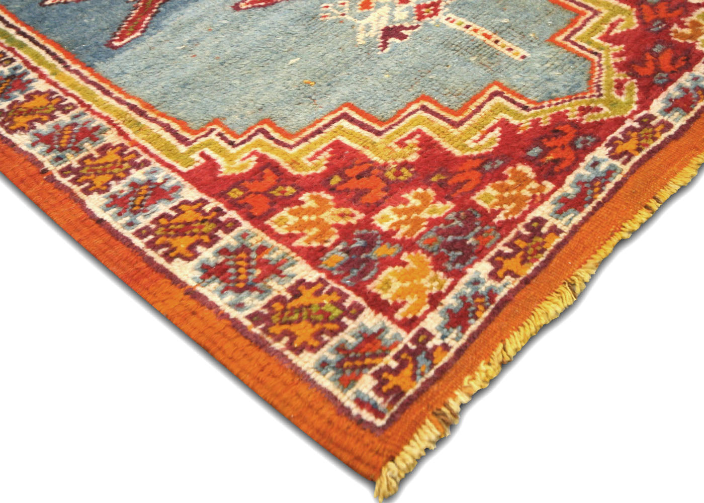 Vintage Turkish Oushak Runner - 3' x 9'5"