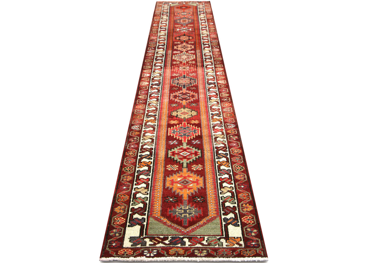 Vintage Turkish Oushak Runner - 2'10" x 14'