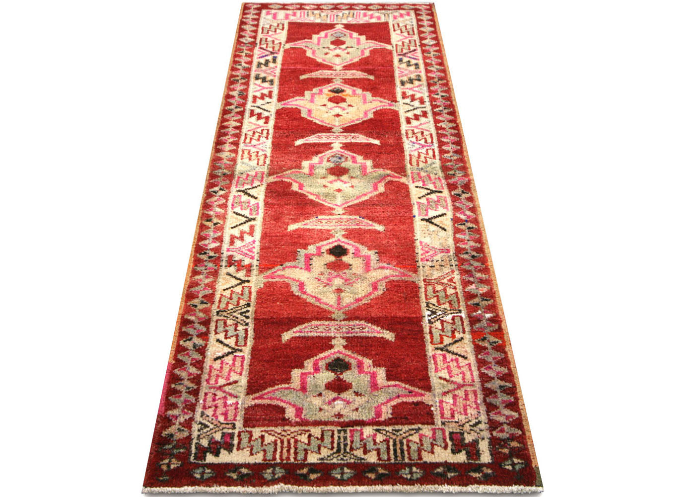 Vintage Turkish Oushak Runner - 3' x 7'6"