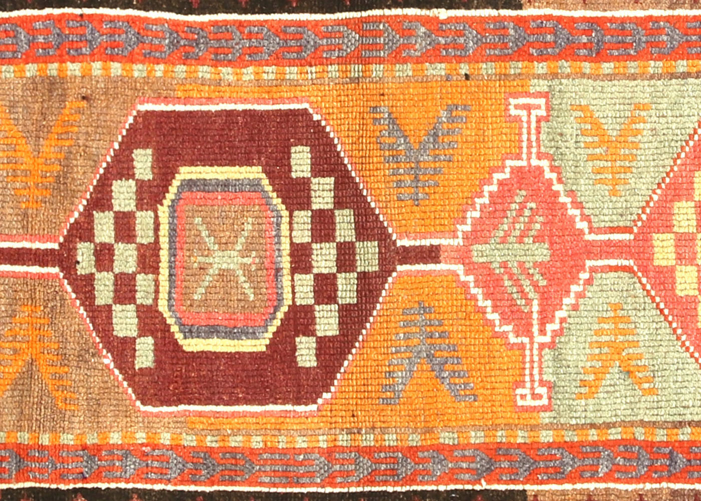 Vintage Turkish Oushak Runner - 2'7" x 10'