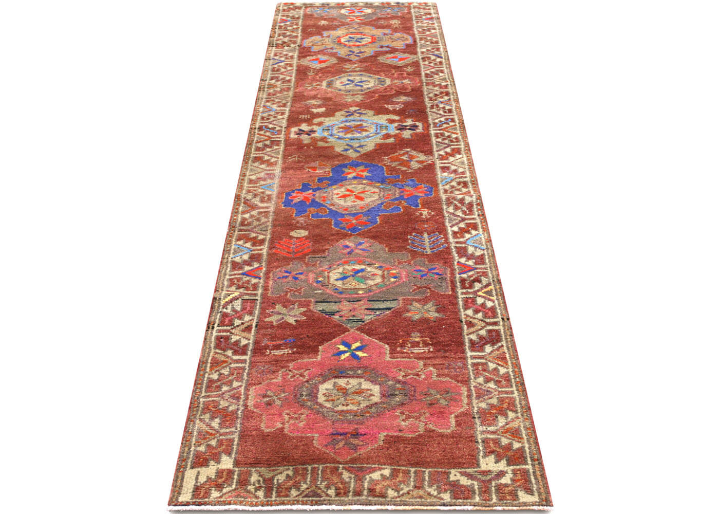 Vintage Turkish Oushak Runner - 2'8" x 11'5"