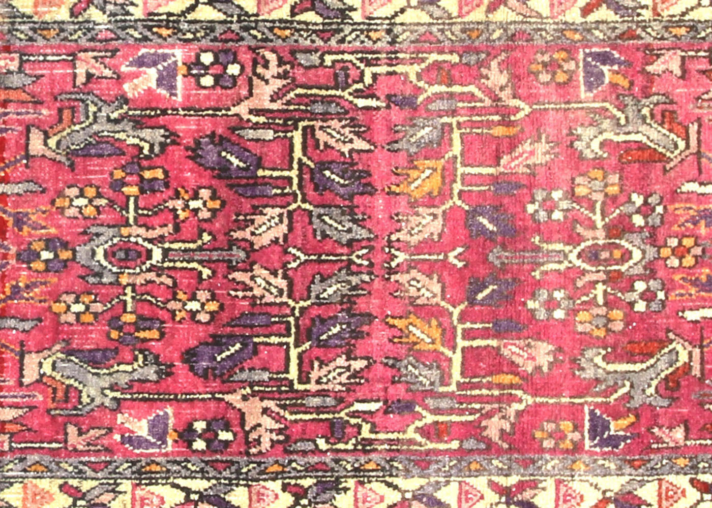 Vintage Turkish Oushak Runner - 3' x 12'10"