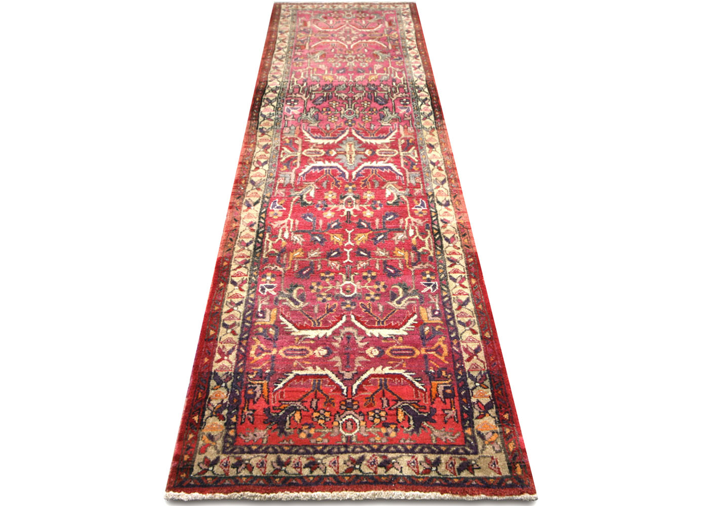 Vintage Turkish Oushak Runner - 3' x 12'10"