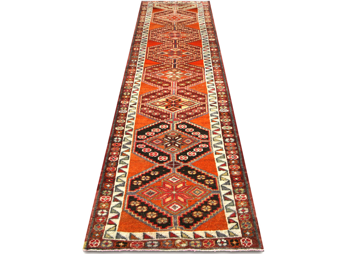 Vintage Turkish Oushak Runner - 2'11" x 13'1"