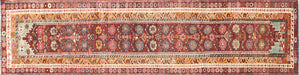 Vintage Turkish Oushak Runner - 2'11" x 11'7"