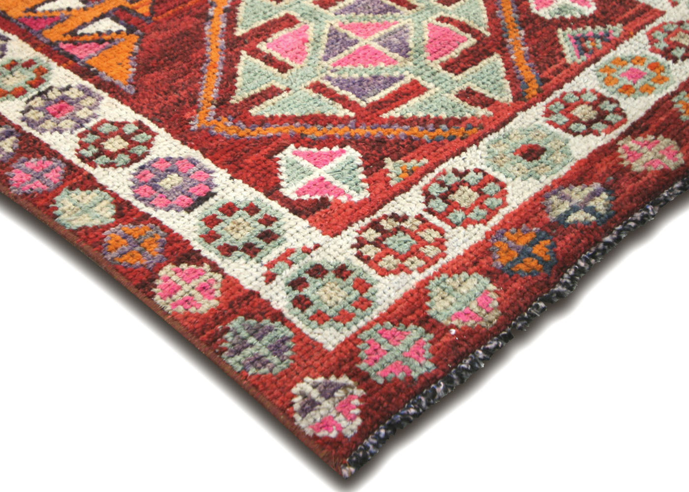 Vintage Turkish Oushak Runner - 2'7" x 12'11"